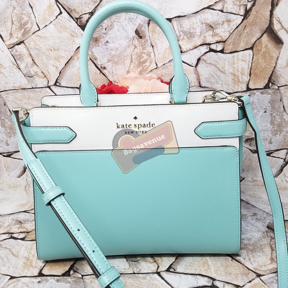 Medium Satchel Staci Poolside White Kate Spade - Picture 2 of 14